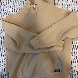 Tan Hoodie with Front Pocket
